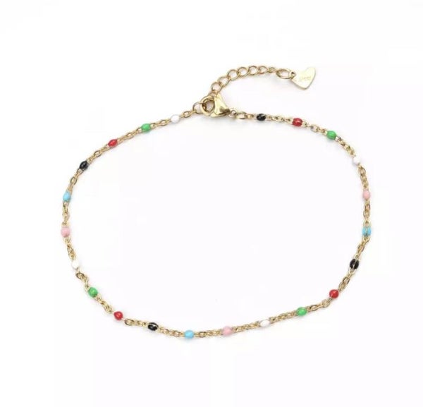 Enkelbandje All Colour Drops