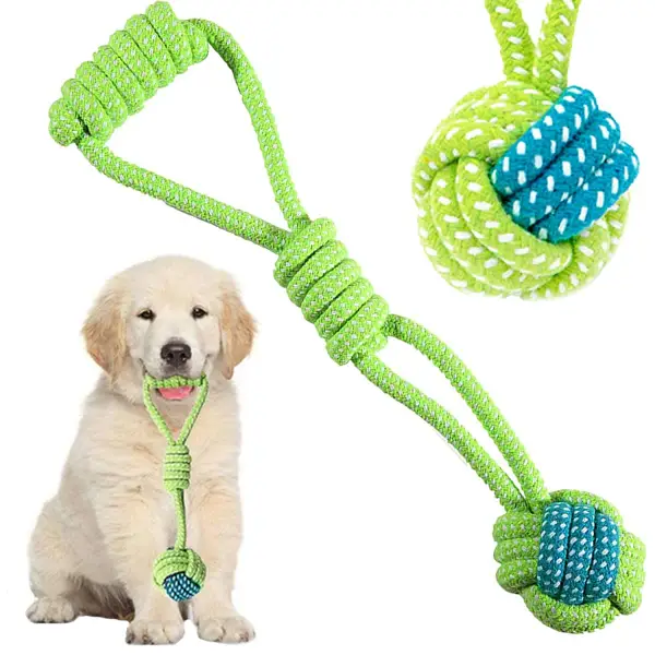 Dog toy, chew toy, tug, strong, long rope