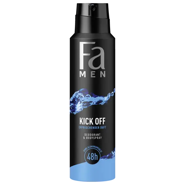 Fa men deodorant spray kick off, 150ml can