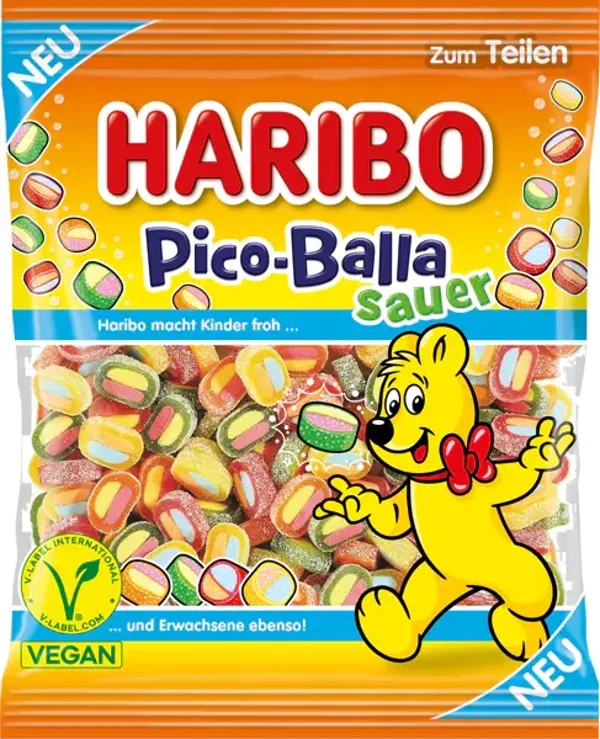 Haribo Pico-Balla Sour, 160g bag