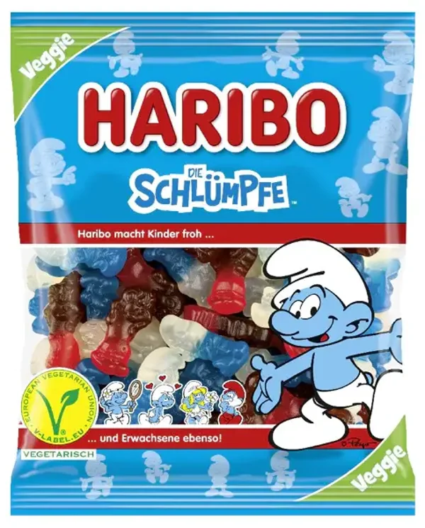 Haribo smurfs, 175g bag