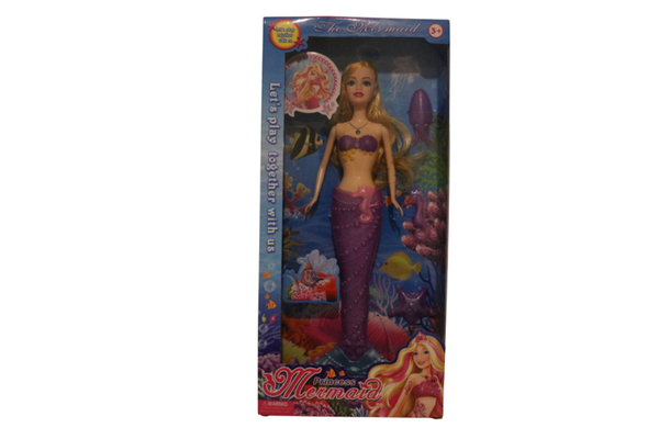 MERMAID PRINCES DOLL MET LICHT
