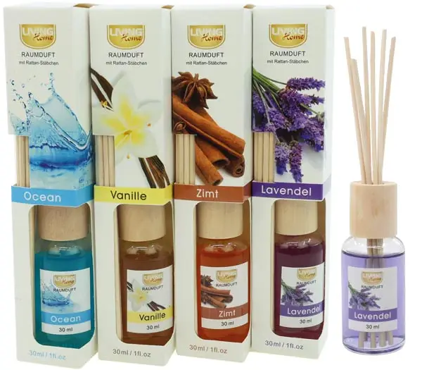 Perfume oil 30ml Room perfume set with reedgrassbe