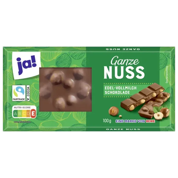 Yes! chocolate whole nut, 100g