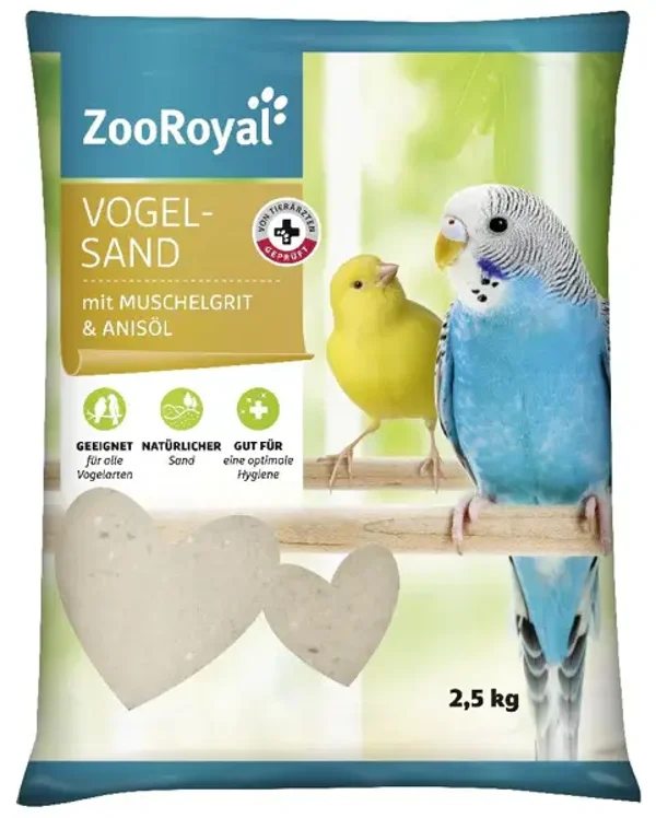 ZooRoyal bird sand, 2.5kg bag