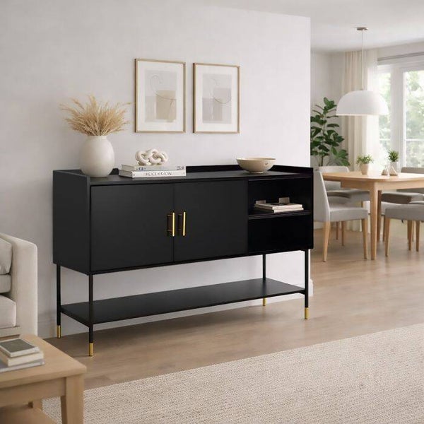 DRESSOIR MODEL TEDY CM 120X40 H. 80 ZWART