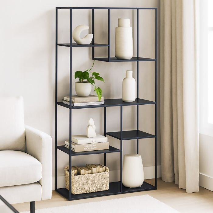 KAST MODEL GOTA CM 90X35 H. 180 ZWART METAAL