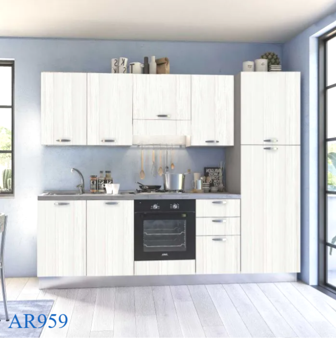 MIRA TEA  255X60 H. 216  WIT EIKENHOUT  VERSIES: RECHTS en LINKS