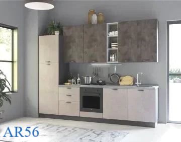 MIRA SARA  300X60 H.240 WIT CEMENT & LEISTEENCEMENT VERSIES: LINKS en RECHTS