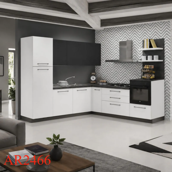 AR-TRE cucine UP DESIGN  244X244 H.216 WIT EN LAVA