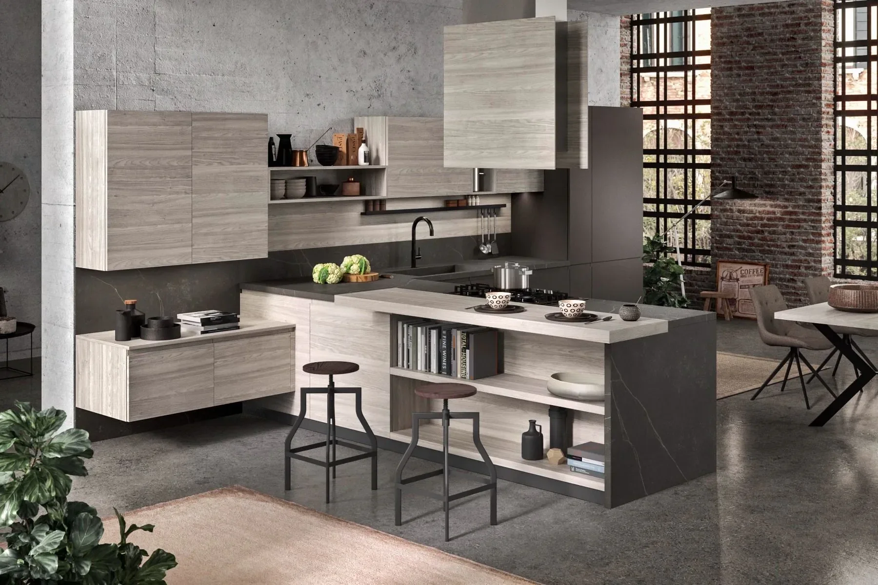 moderne Italaanse designkeuken Casa Nuova valkenswaard