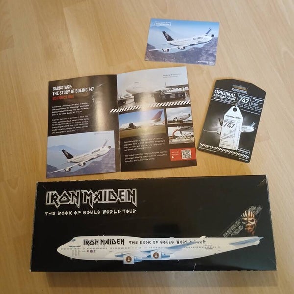 SPEZIAL ANGEBOT: Metall Modell der Boeing 747/400 ED Force One & Aviationtag der Originalen ED Force One