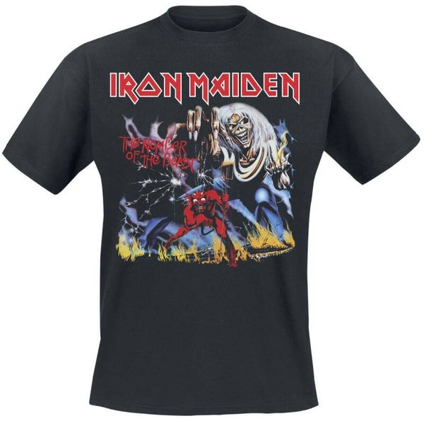 Stranger "Number Of The Beast" T-Shirt schwarz von Iron Maiden