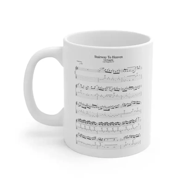 "Stairway To Heaven" Song Noten Tasse