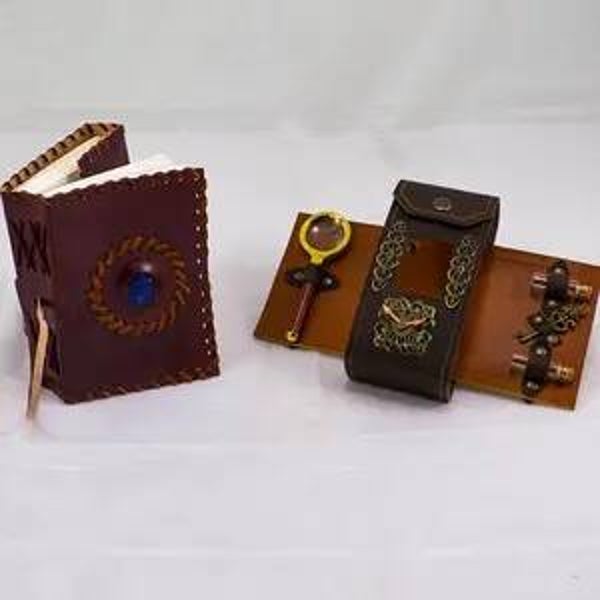 Steampunk Gürtel  Sherlock Holmes Detektiv Set
