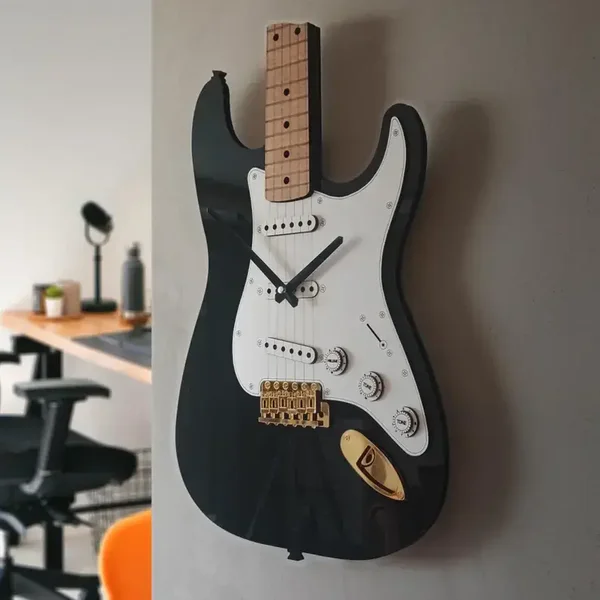 E-Gitarren-Wanduhr (David Gilmour)
