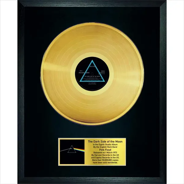 Pink Floyd – The Dark Side Of The Moon - Goldene LP Schallplatte