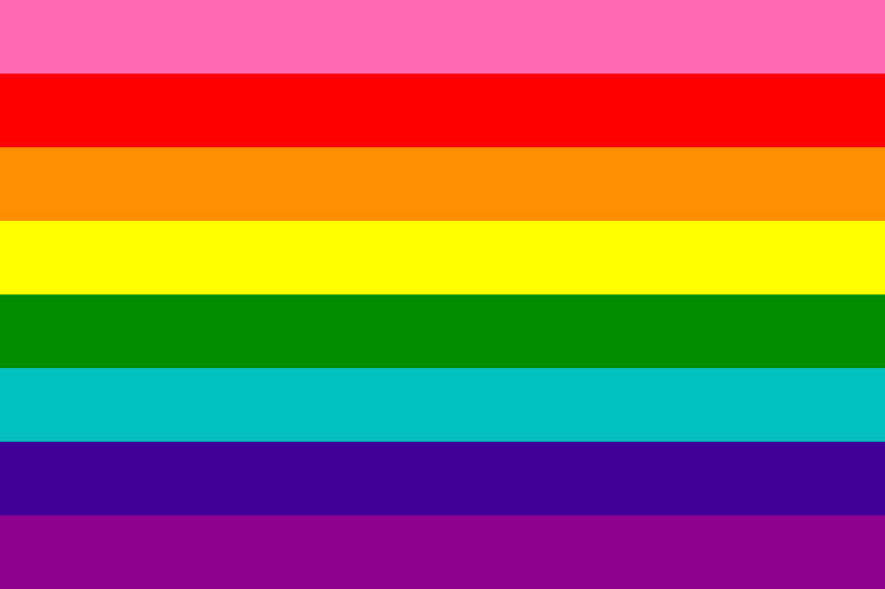 Original Pride flag by Gilbert Baker