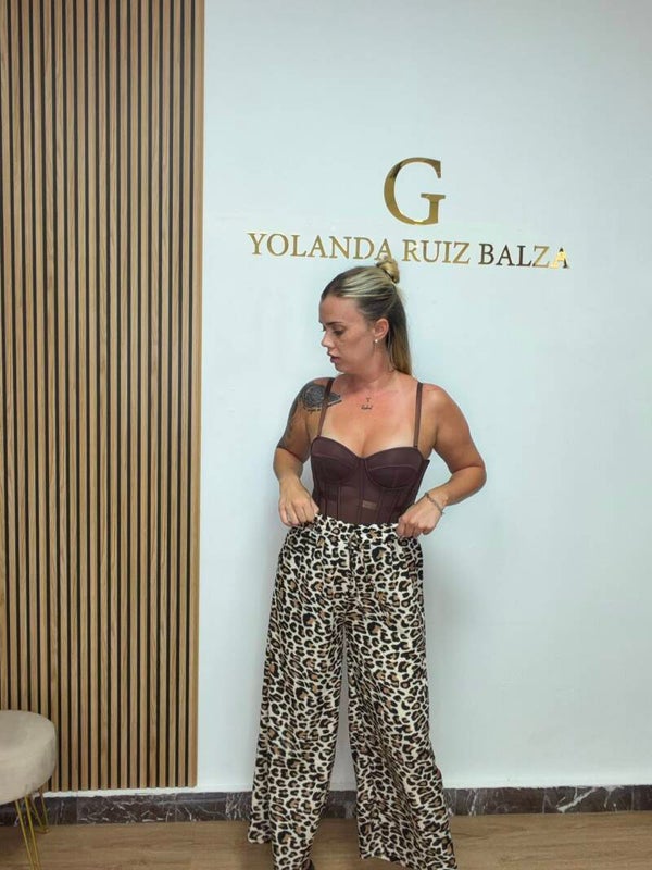 Pantalón leopardo