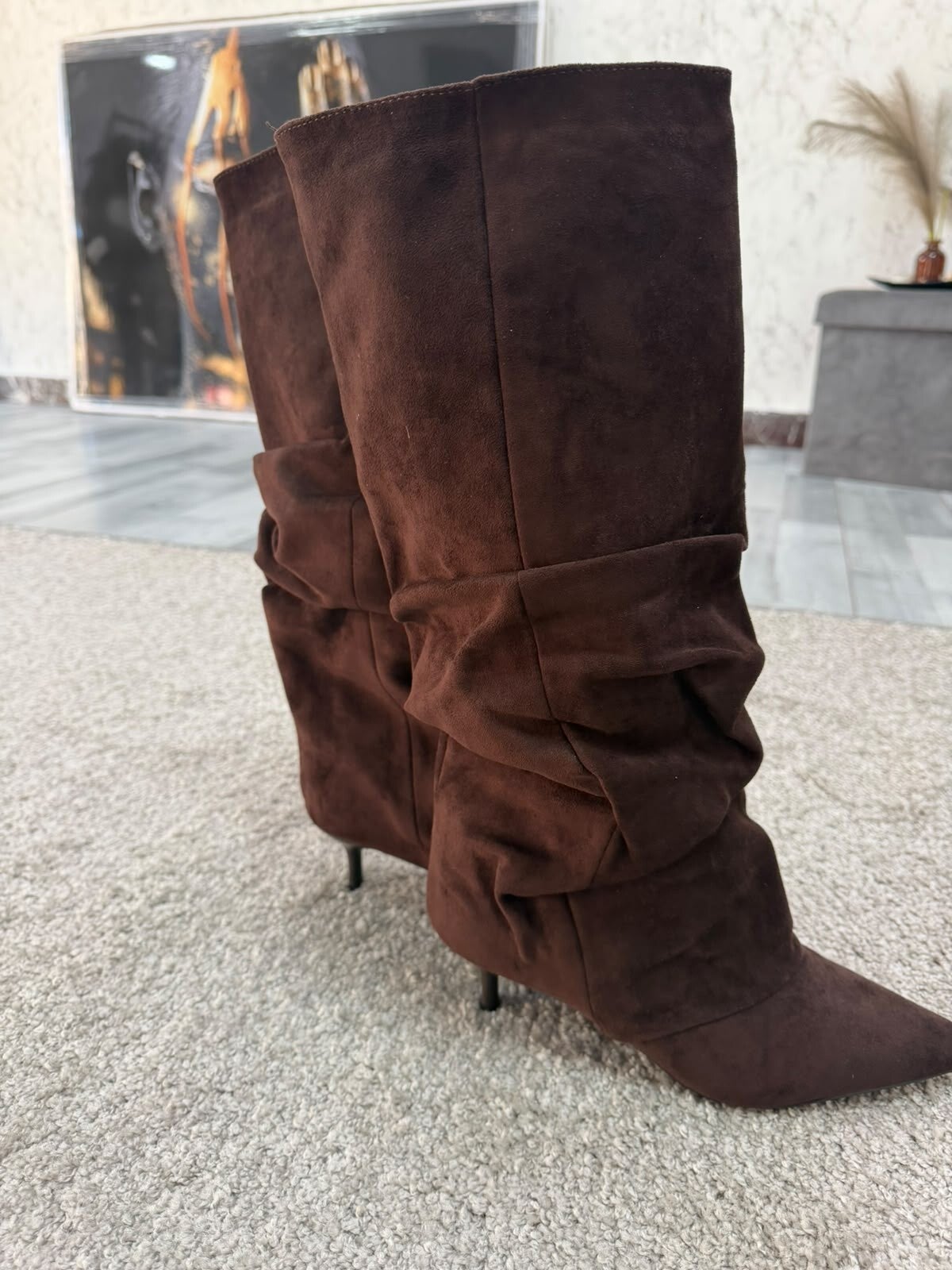 Botas altas marrones