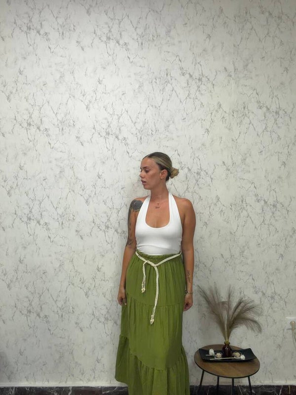Top basic blanco