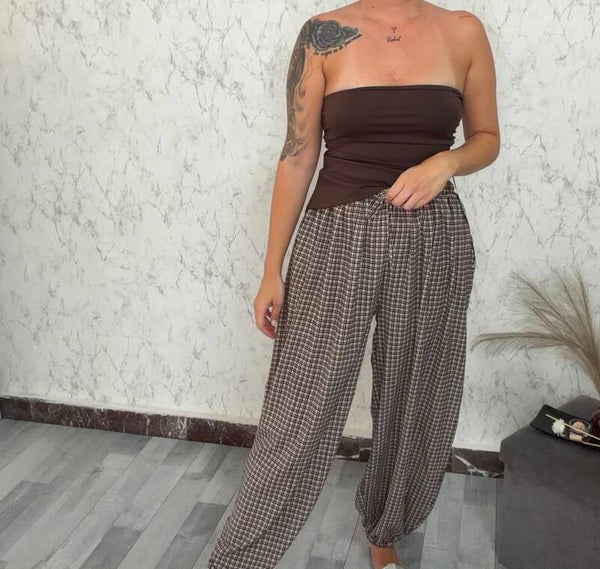 Pantalón cuadros