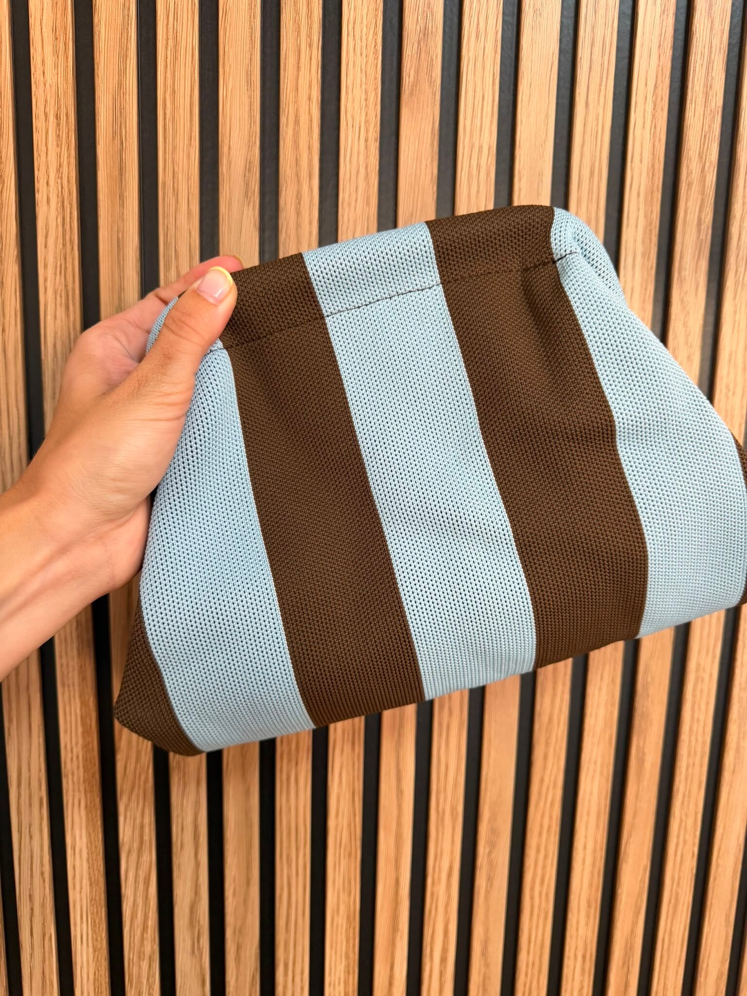 Bolso pequeño rayas