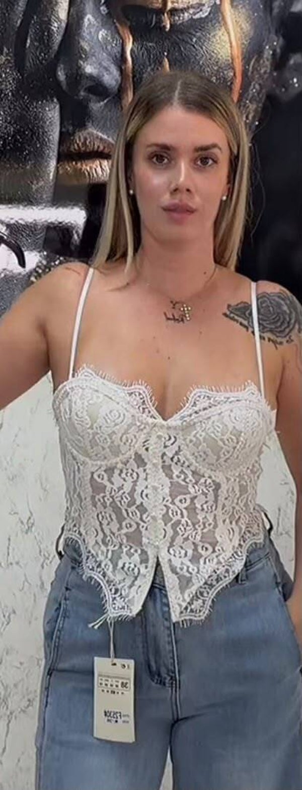 Corsé blanco