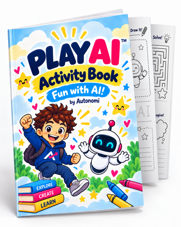 PLAY AI™ Kids Activity Book: Fun with AI!