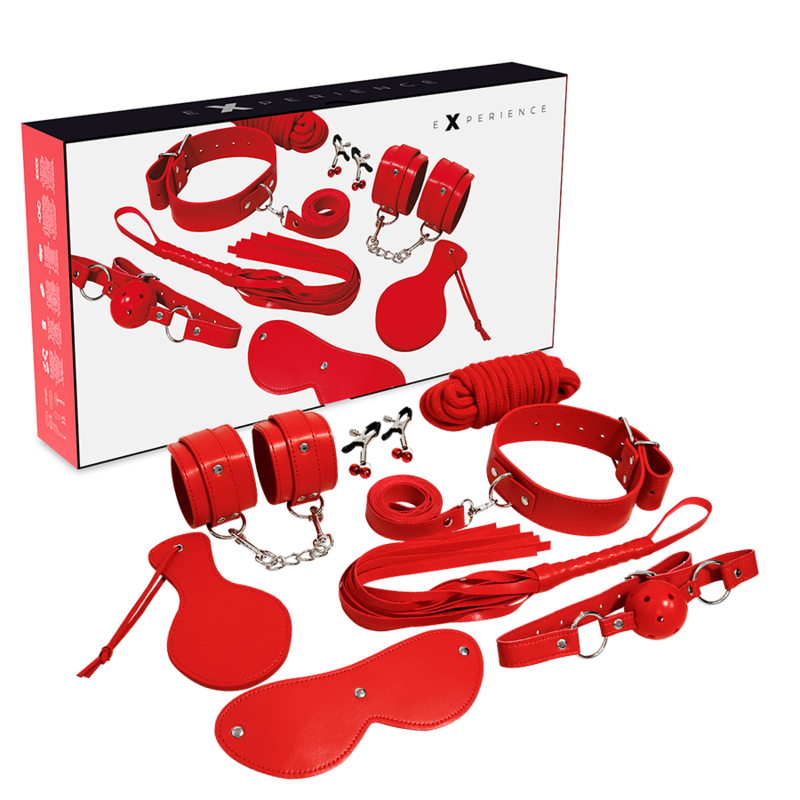 Coffret sextoys Fétiche BDSM rouge