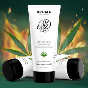 Gel lubrifiant à l'eau aromatisé cannabis