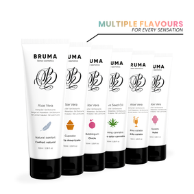 Gel lubrifiant aromatisé