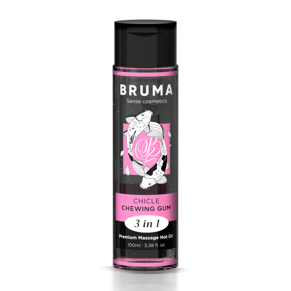 Huile de massage effet chaleur Bubblegum 100 ml - By Bruma