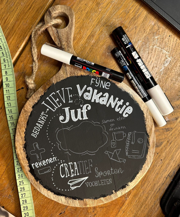 BORRELPLANK ROND KLEIN