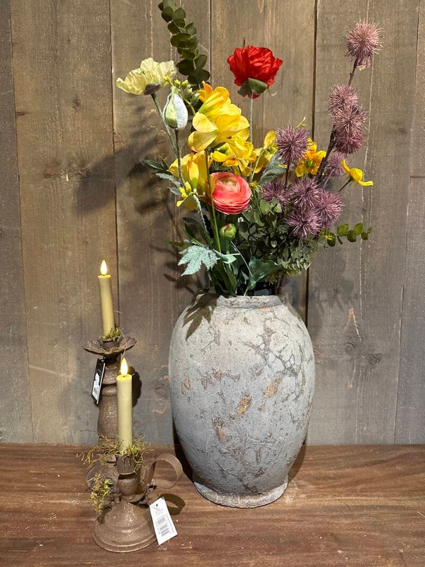 Licht grijze hoge bolvaas