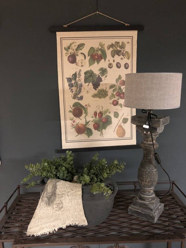 Stoffen fruit wandkleed