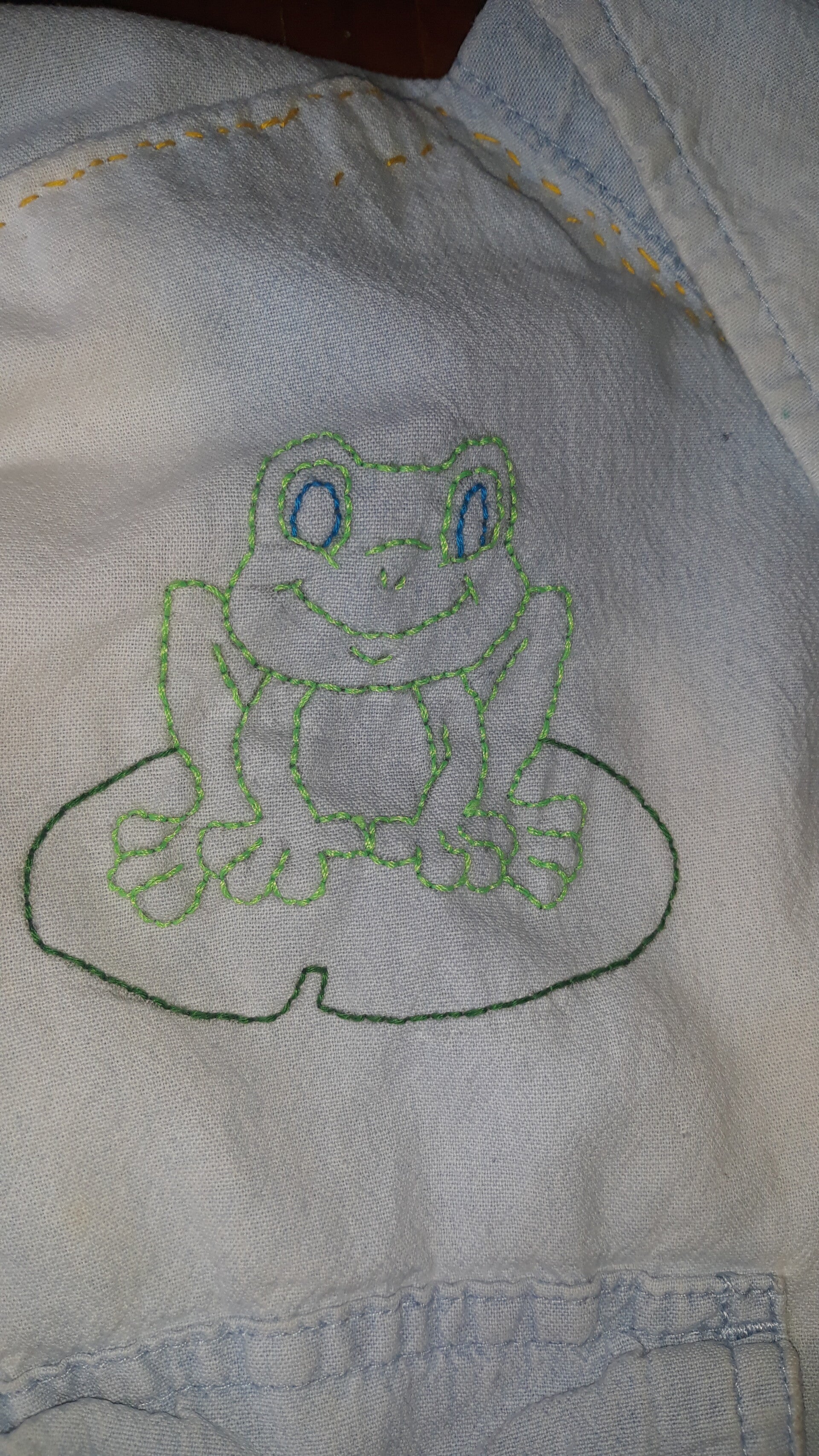 Embroidery Frog