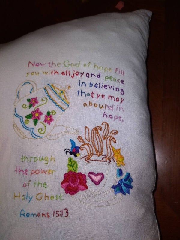 Teapot Embroidery