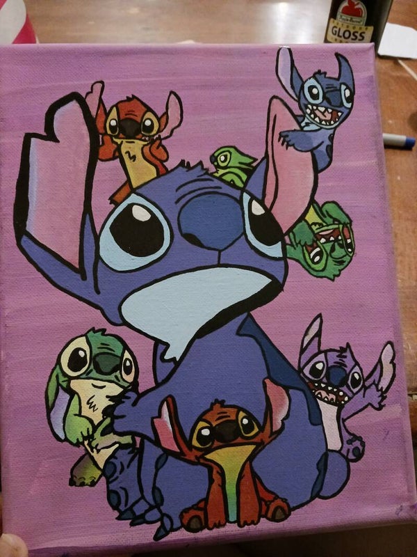Stitch in many colors and forms