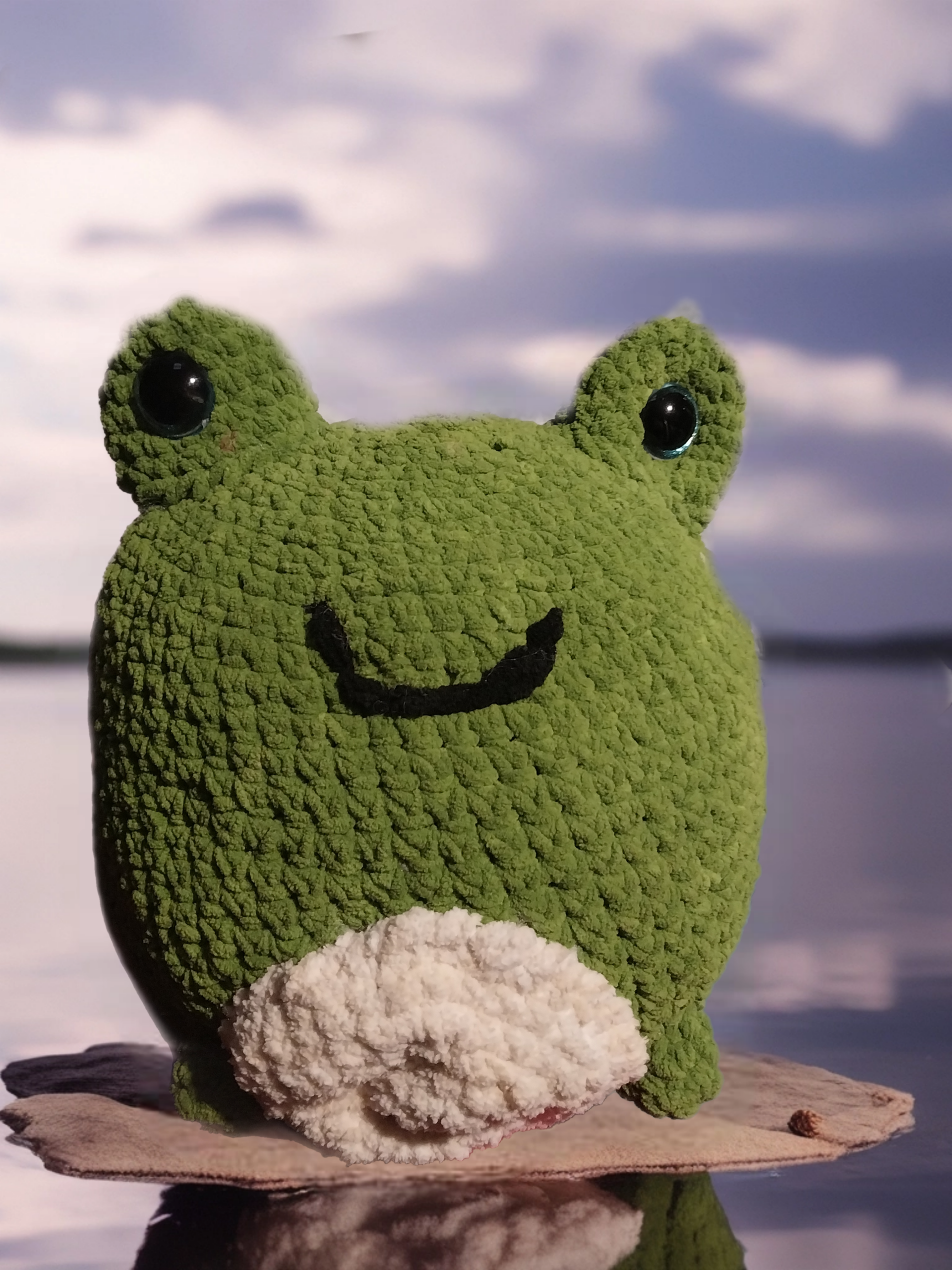 Mr. or Mrs. Green Crochet Plushy