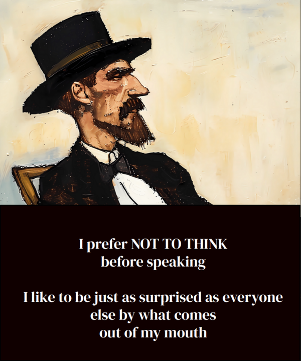 PREFER NOT TO THINK