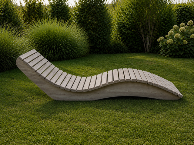 Lounger RIVIERA | 65x205cm | Braziliaanse walnoot hout | +25jaar | Handgemaakt in België