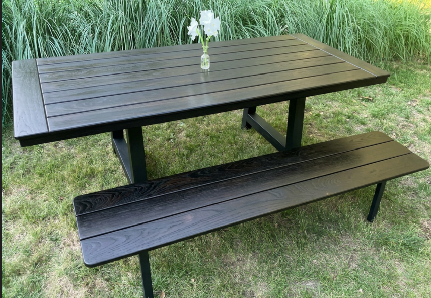 tuintafel FAMILY | 8 personen | 103 x 220cm | Braziliaanse walnoot hout | +25jaar | Handgemaakt in België
