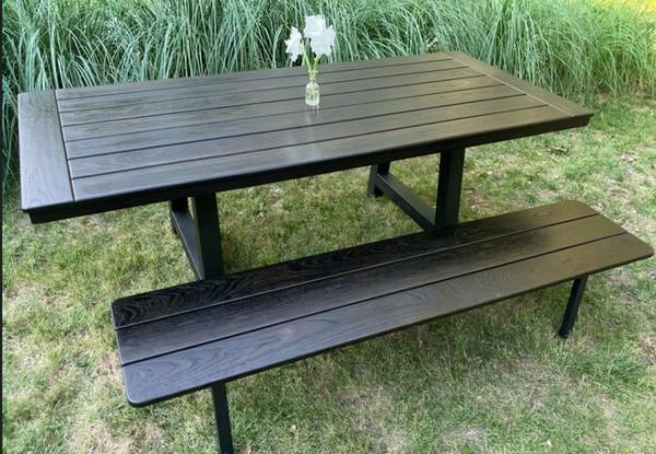 tuintafel FAMILY | 8 personen | 103 x 220cm | Braziliaanse walnoot hout | +25jaar | Handgemaakt in België
