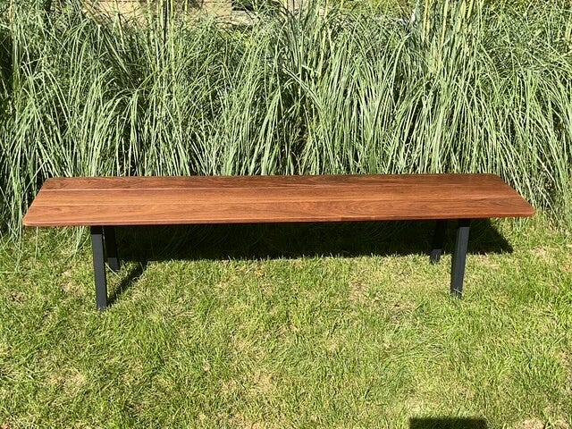 tuinbank ROYAL BENCH | 3 - 4 personen | 280cm | Braziliaanse walnoot hout | +25jaar | Handgemaakt in België
