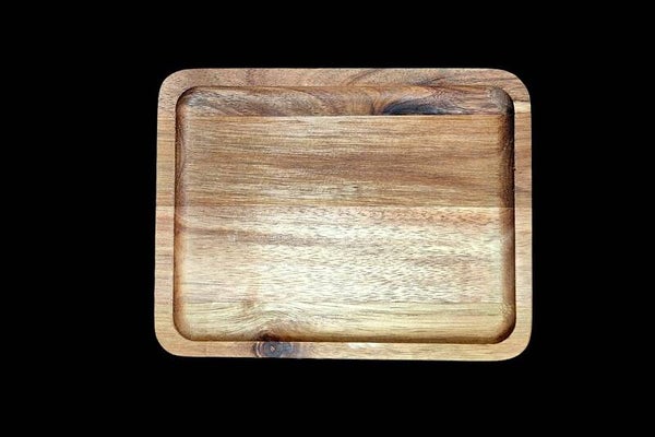 Serviertablett Akazienholz rechteckig 18cm