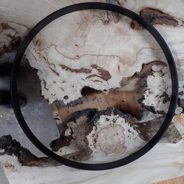 Stalen ring 40cm of 50cm voor het maken van epoxy/mos klok