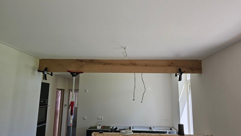 omkasting stalen balk eiken