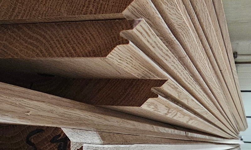 eiken u- koven verlijmen