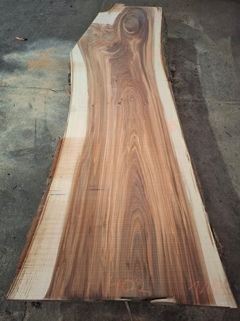 Groot schaaldel uit gestoomd ulmus (iep), robuust tafelblad voor meubels